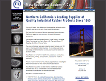 Tablet Screenshot of mossrubber.com